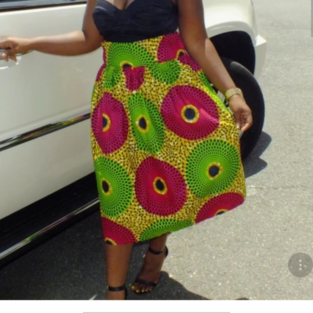 African Print Skirt
